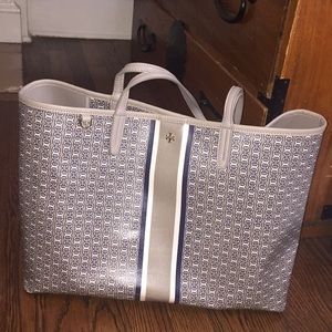 Tory Burch Gemini link coated canvas tote